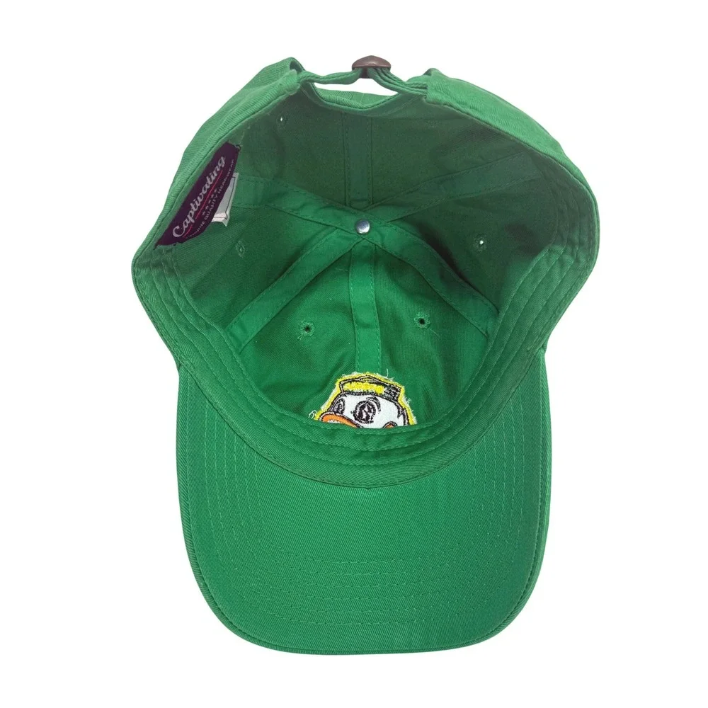 Oregon Ducks Hat OSFA Green Embroidered Mascot Adjustable Cap U of O Sporty NCAA